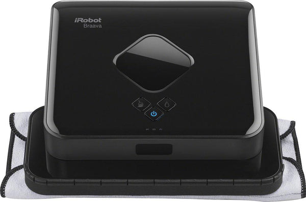 iRobot - Braava 380 Robot Mop - Black