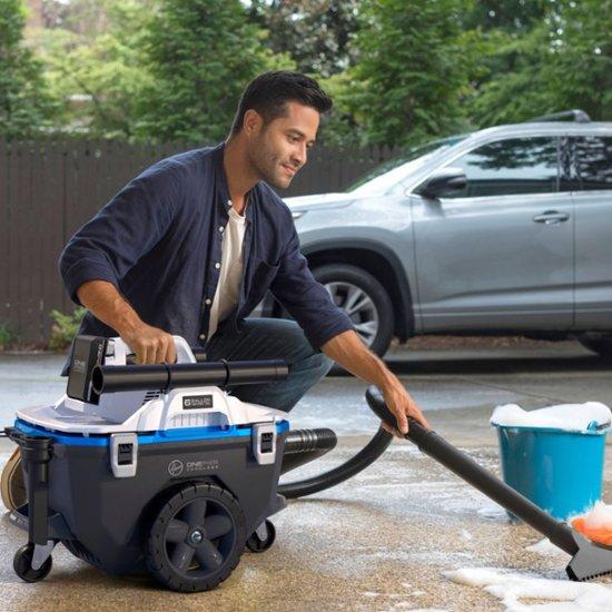 Hoover - ONEPWR Wet/Dry Utility Canister Vacuum - Blue