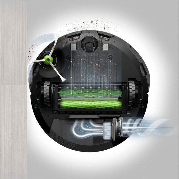 iRobot - Roomba® i7+ (7550) Wi-Fi® Connected Robot Vacuum with Automatic Dirt Disposal - Charcoal