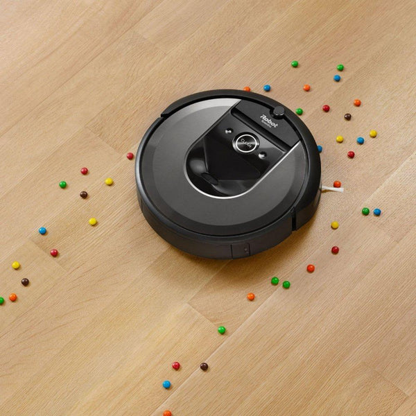 iRobot - Roomba® i7+ (7550) Wi-Fi® Connected Robot Vacuum with Automatic Dirt Disposal - Charcoal