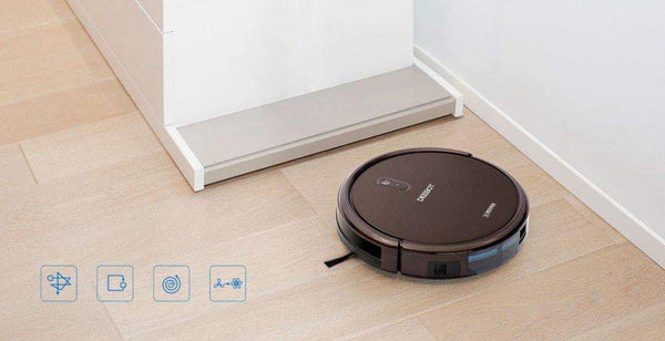 ECOVACS Robotics - DEEBOT N79SE App-Controlled Self-Charging Robot Vacuum - Espresso