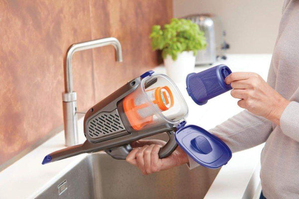 Black & Decker - dustbuster Bagless Cordless Pet Hand Vac - Metallic/Purple