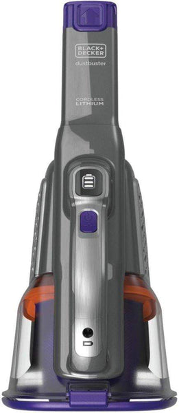 Black & Decker - dustbuster Bagless Cordless Pet Hand Vac - Metallic/Purple